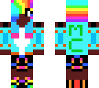rainbow girl