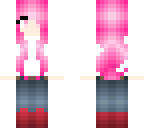 pink hair girl