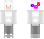 white with rainbow flower crown
