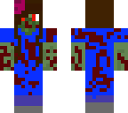 zombie girl coverd in blood