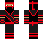 ninja 3d red black