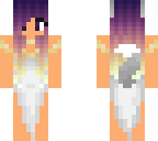 purple wolf white goddess