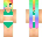 rainbow bathing suit