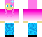 tailsxx05's pink and blue girl
