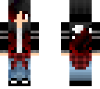 black-red ombre hair casual 6