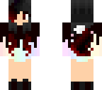 black-red ombre hair casual 8
