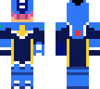 cool 3d megaman skin