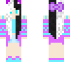 neko in blue and purple