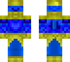darkblue and yellow steve