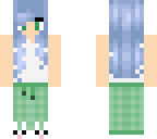 green pajamas