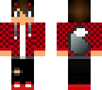 red cool wolf boy 221