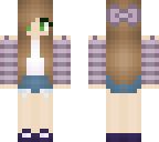 striped girl