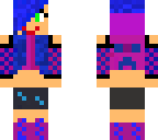 blue creeper girl