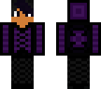 purple stripe man