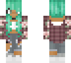 teal hair