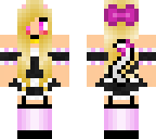 cat girl pink blonde