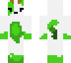 green animatronic dog
