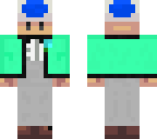 blue toad turquoise tux