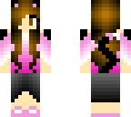 pink and black cat