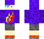 preston's purple fire hoodie