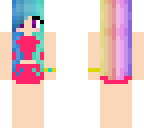 rainbow swimsuit