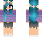 blue haired girl