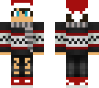 cute xmas boy in red