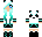 panda-green water