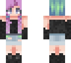 pink and blue hair