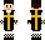 priest with black vestments