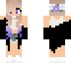 purple flower crown