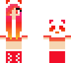 red  panda girl