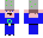 a guy holding a emerald