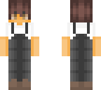 boy with black overall
