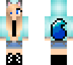 cute blue wolf