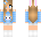 kawaii blue bunny girl