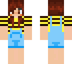 overall bee skin