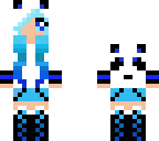 panda-blue and  light blue