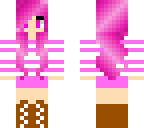 pink haired girl