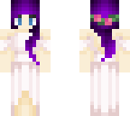 purple haired wedding