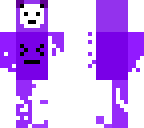 purple paint but it's arms are a little bigger