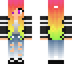 rainbow cool girl