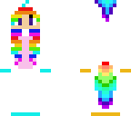 rainbow unicorn girl