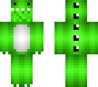 weird green dinosaur