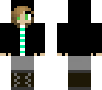 adventure green striped girl