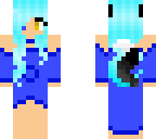 blue dress