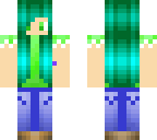cool green girl