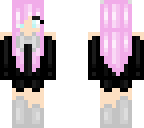 pink hair girl