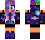 rainbow galaxy girl