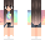 rainbow tie-dye crop top